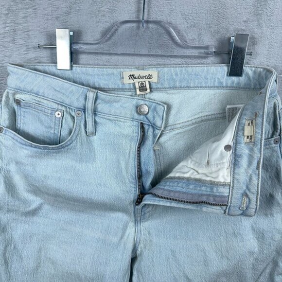 Madewell Jeans Women's Size 30 The Curvy Perfect Vintage Blue Light Wash - Picture 4 of 11